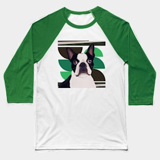 Boston Terrier Lover Baseball T-Shirt